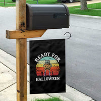 Funny Halloween Frog Garden Flag Retro Spooky Season Funny Frogs Costume - Wonder Print Shop