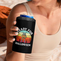 Funny Halloween Frog 4 in 1 Can Cooler Tumbler Retro Spooky Season Funny Frogs Costume - Wonder Print Shop