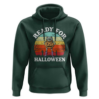 Funny Halloween Frog Hoodie Retro Spooky Season Funny Frogs Costume - Wonder Print Shop