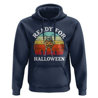 Funny Halloween Frog Hoodie Retro Spooky Season Funny Frogs Costume - Wonder Print Shop
