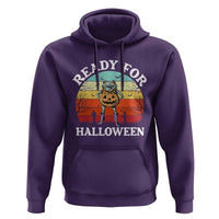 Funny Halloween Frog Hoodie Retro Spooky Season Funny Frogs Costume - Wonder Print Shop