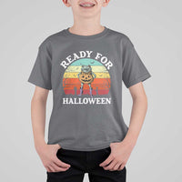 Funny Halloween Frog T Shirt For Kid Retro Spooky Season Funny Frogs Costume - Wonder Print Shop