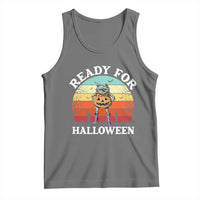 Funny Halloween Frog Tank Top Retro Spooky Season Funny Frogs Costume - Wonder Print Shop