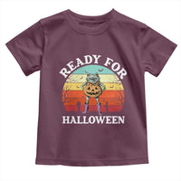 Funny Halloween Frog Toddler T Shirt Retro Spooky Season Funny Frogs Costume - Wonder Print Shop