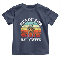 Funny Halloween Frog Toddler T Shirt Retro Spooky Season Funny Frogs Costume - Wonder Print Shop