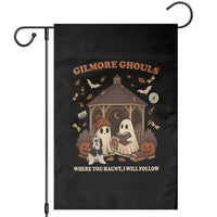 Gilmore Ghouls Halloween Garden Flag Retro Book Lover Cute Ghost Fall Pumpkin - Wonder Print Shop