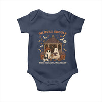 Gilmore Ghouls Halloween Baby Onesie Retro Book Lover Cute Ghost Fall Pumpkin - Wonder Print Shop