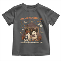 Gilmore Ghouls Halloween Toddler T Shirt Retro Book Lover Cute Ghost Fall Pumpkin - Wonder Print Shop