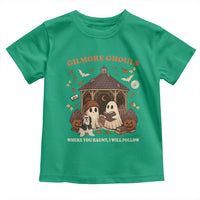 Gilmore Ghouls Halloween Toddler T Shirt Retro Book Lover Cute Ghost Fall Pumpkin - Wonder Print Shop