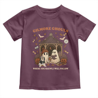 Gilmore Ghouls Halloween Toddler T Shirt Retro Book Lover Cute Ghost Fall Pumpkin - Wonder Print Shop