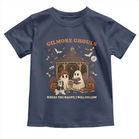 Gilmore Ghouls Halloween Toddler T Shirt Retro Book Lover Cute Ghost Fall Pumpkin - Wonder Print Shop