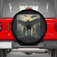 Mothman Aliens Spare Tire Cover Funny Cryptid Alien UFO - Wonder Print Shop