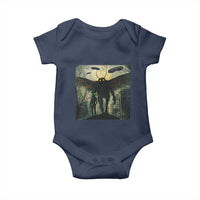 Mothman Aliens Baby Onesie Funny Cryptid Alien UFO - Wonder Print Shop