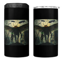 Mothman Aliens 4 in 1 Can Cooler Tumbler Funny Cryptid Alien UFO - Wonder Print Shop