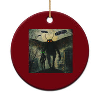 Mothman Aliens Ceramic Ornament Funny Cryptid Alien UFO - Wonder Print Shop