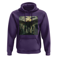 Mothman Aliens Hoodie Funny Cryptid Alien UFO - Wonder Print Shop