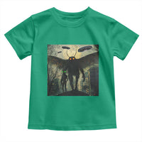 Mothman Aliens Toddler T Shirt Funny Cryptid Alien UFO - Wonder Print Shop