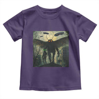 Mothman Aliens Toddler T Shirt Funny Cryptid Alien UFO - Wonder Print Shop