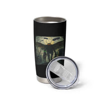 Mothman Aliens Tumbler Cup Funny Cryptid Alien UFO - Wonder Print Shop