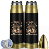Halloween Stars Hollow Bullet Tumbler Retro Book Lover Cute Ghost Fall Pumpkin - Wonder Print Shop