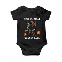 Halloween Skeleton Basketball Baby Onesie Funny Basketballer Sports Player - Wonder Print Shop