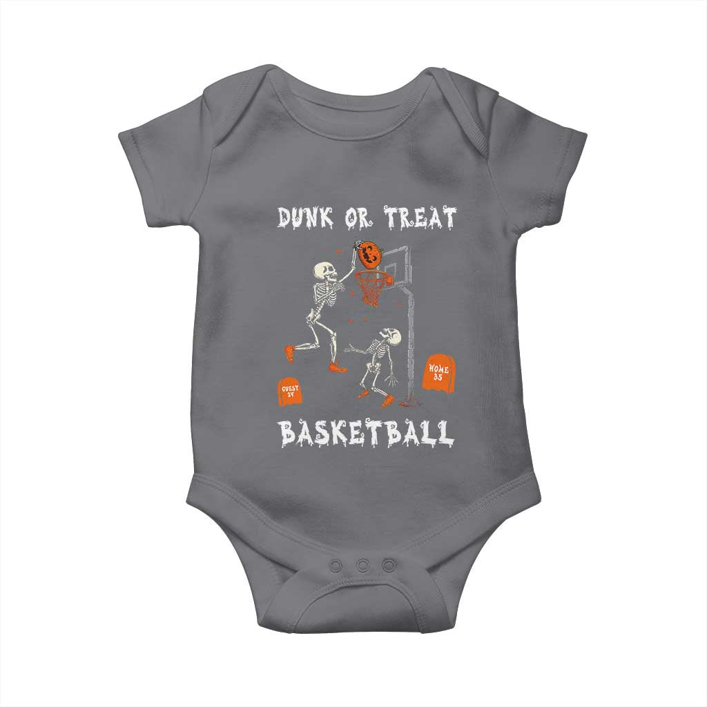 Halloween Skeleton Basketball Baby Onesie Funny Basketballer Sports Player - Wonder Print Shop