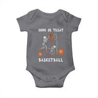 Halloween Skeleton Basketball Baby Onesie Funny Basketballer Sports Player - Wonder Print Shop