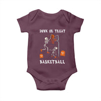 Halloween Skeleton Basketball Baby Onesie Funny Basketballer Sports Player - Wonder Print Shop