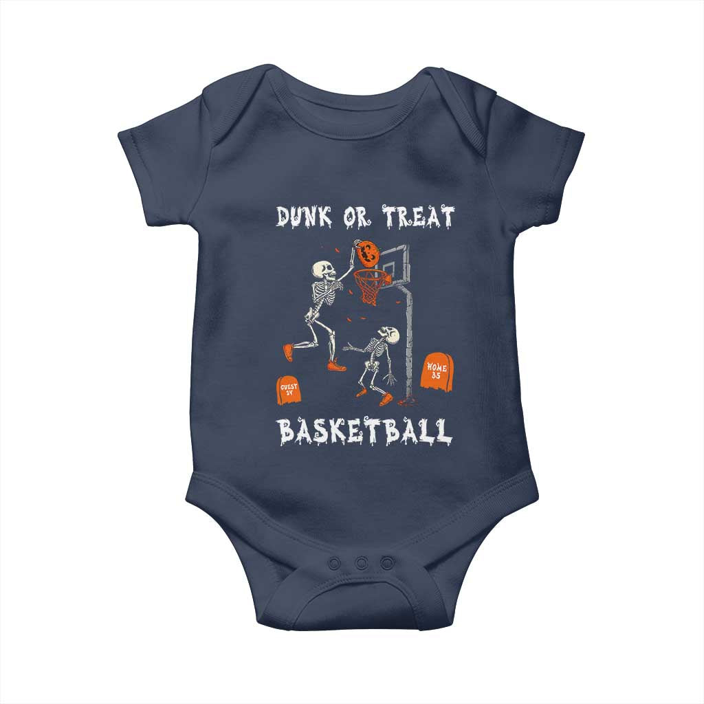 Halloween Skeleton Basketball Baby Onesie Funny Basketballer Sports Player - Wonder Print Shop
