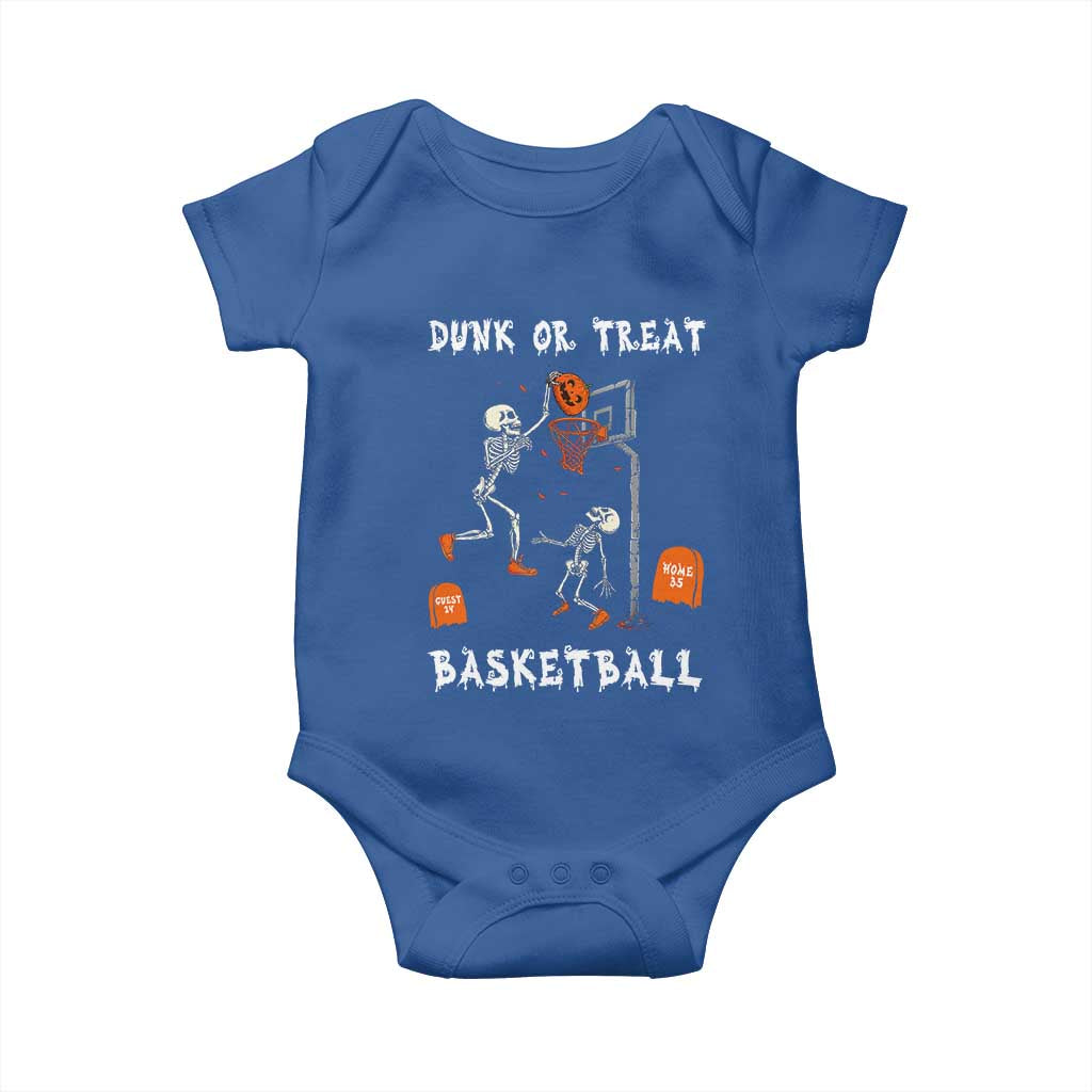 Halloween Skeleton Basketball Baby Onesie Funny Basketballer Sports Player - Wonder Print Shop