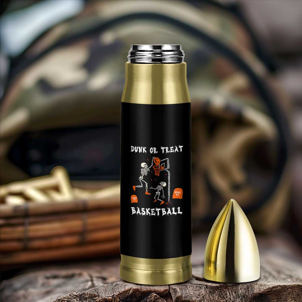 Halloween Skeleton Basketball Bullet Tumbler Funny Basketballer Sports Player - Wonder Print Shop