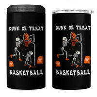 Halloween Skeleton Basketball 4 in 1 Can Cooler Tumbler Funny Basketballer Sports Player - Wonder Print Shop