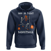 Halloween Skeleton Basketball Hoodie Funny Basketballer Sports Player - Wonder Print Shop