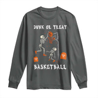 Halloween Skeleton Basketball Long Sleeve Shirt Funny Basketballer Sports Player - Wonder Print Shop