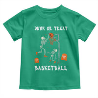 Halloween Skeleton Basketball Toddler T Shirt Funny Basketballer Sports Player - Wonder Print Shop