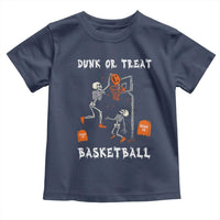 Halloween Skeleton Basketball Toddler T Shirt Funny Basketballer Sports Player - Wonder Print Shop