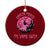 Breast Cancer Halloween Ceramic Ornament In October We Wear Pink Witch - Wonder Print Shop