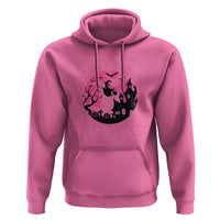 Breast Cancer Halloween Hoodie In October We Wear Pink Witch - Wonder Print Shop