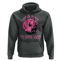Breast Cancer Halloween Hoodie In October We Wear Pink Witch - Wonder Print Shop