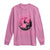 Breast Cancer Halloween Long Sleeve Shirt In October We Wear Pink Witch - Wonder Print Shop