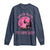 Breast Cancer Halloween Long Sleeve Shirt In October We Wear Pink Witch - Wonder Print Shop
