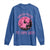 Breast Cancer Halloween Long Sleeve Shirt In October We Wear Pink Witch - Wonder Print Shop