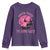 Breast Cancer Halloween Youth Sweatshirt In October We Wear Pink Witch - Wonder Print Shop