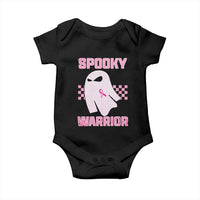 Breast Cancer Halloween Baby Onesie Ghost Wear Pink Ribbon Spooky Warrior - Wonder Print Shop