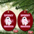 Breast Cancer Halloween Ceramic Ornament Ghost Wear Pink Ribbon Spooky Warrior - Wonder Print Shop