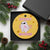 Breast Cancer Halloween Ceramic Ornament Ghost Wear Pink Ribbon Spooky Warrior - Wonder Print Shop