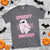 Breast Cancer Halloween T Shirt Ghost Wear Pink Ribbon Spooky Warrior - Wonder Print Shop
