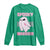 Breast Cancer Halloween Long Sleeve Shirt Ghost Wear Pink Ribbon Spooky Warrior - Wonder Print Shop