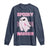 Breast Cancer Halloween Long Sleeve Shirt Ghost Wear Pink Ribbon Spooky Warrior - Wonder Print Shop