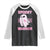 Breast Cancer Halloween Raglan Shirt Ghost Wear Pink Ribbon Spooky Warrior - Wonder Print Shop